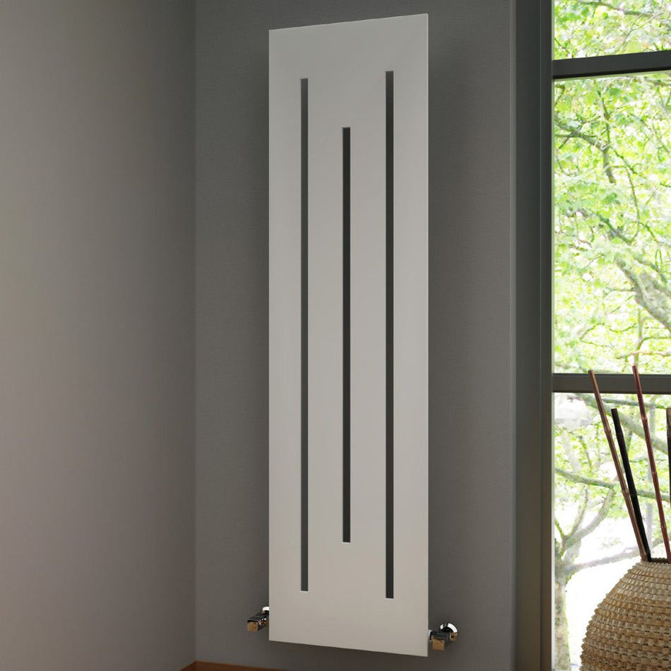 Reina Line RND-LE418W White Vertical Radiator 490mm x 1800mm