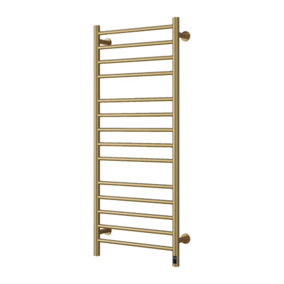 Reina Arnage DE-ARG1205B Brushed Brass Towel Rail - 500mm x 1200mm