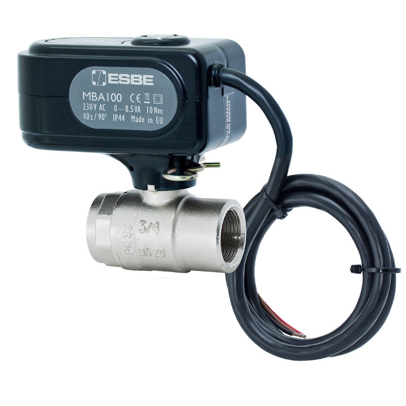 ESBE MBA121 2-Way Motorised Ball Valve 230V DN20-32 | PN32