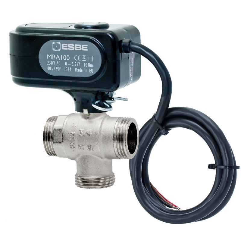 ESBE MBA132 DN25 3-Way Motorised Ball Valve | 43102600
