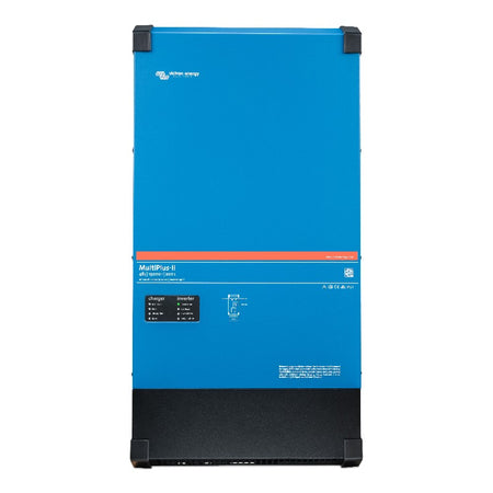 Blue and black power station on a white background