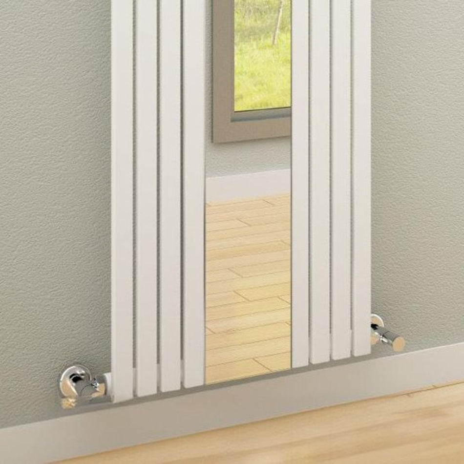 Reina Reflect White RND-RC8W Mirrored Heater 445mm x 1800mm