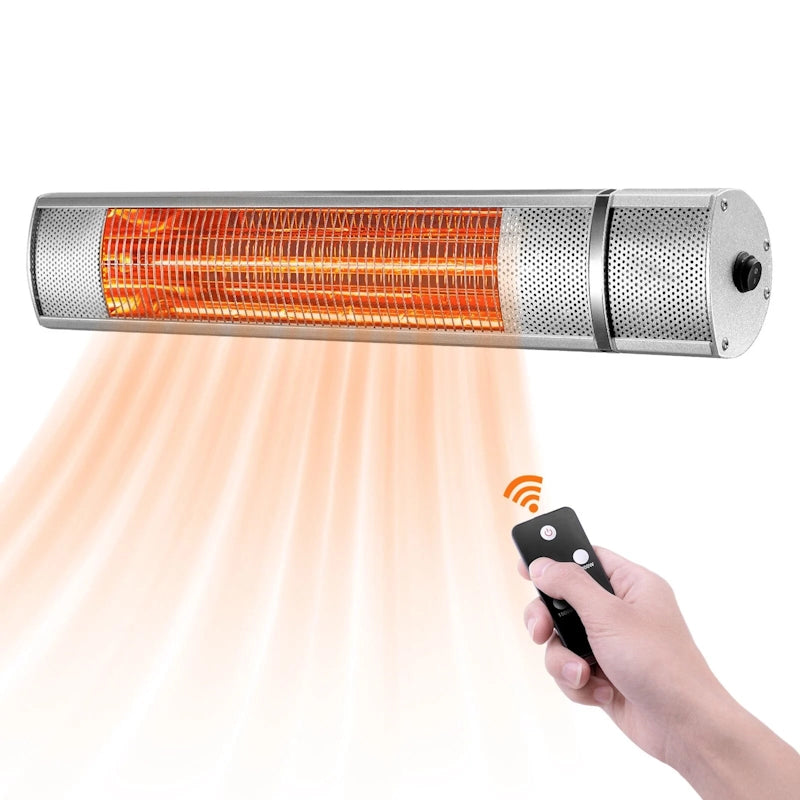 QH Golden Infrared Patio Heater – 2000W with Remote Control