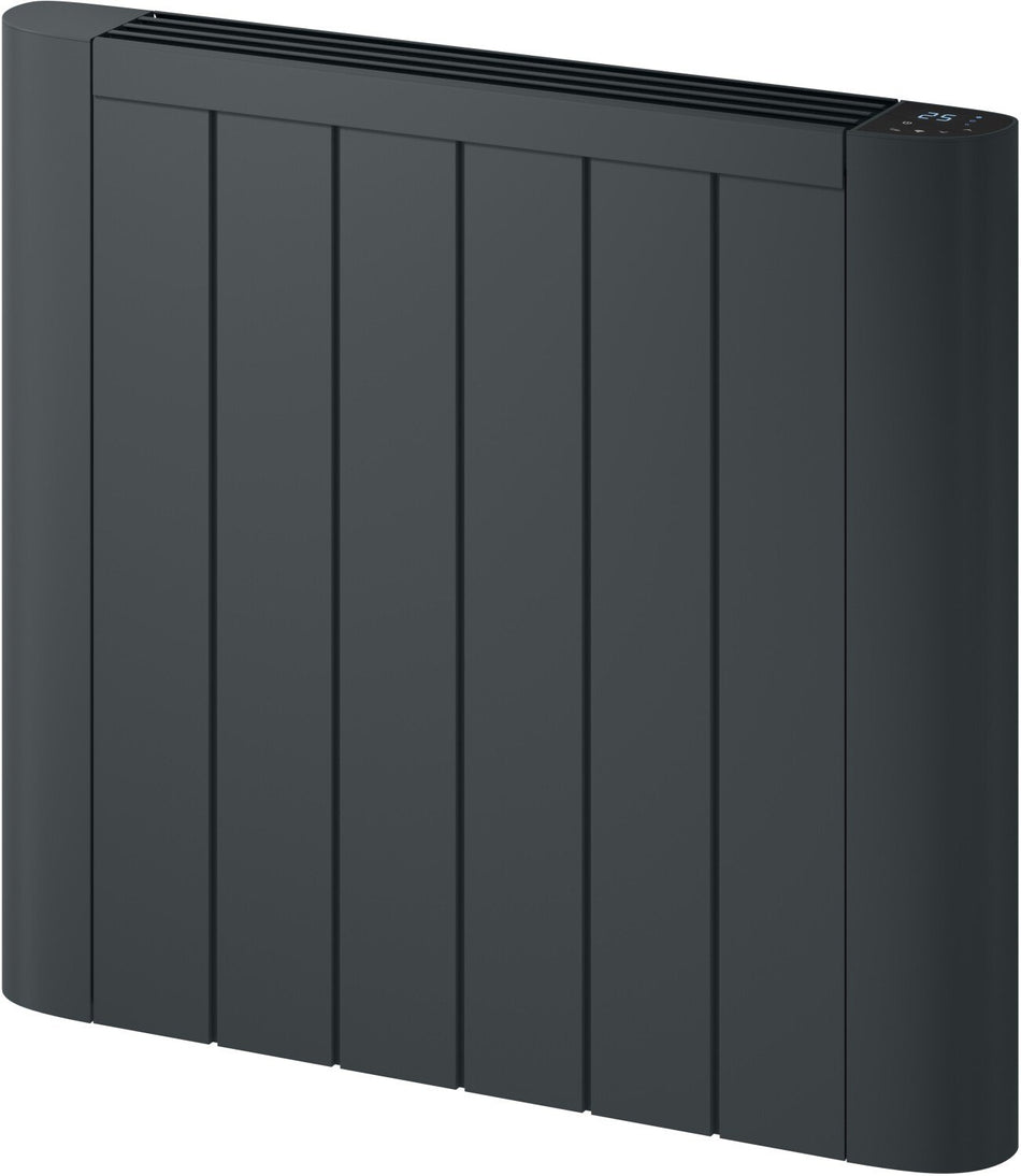 Reina Serre Anthracite Electric Horizontal Wi-Fi Electric Radiator - 1500w