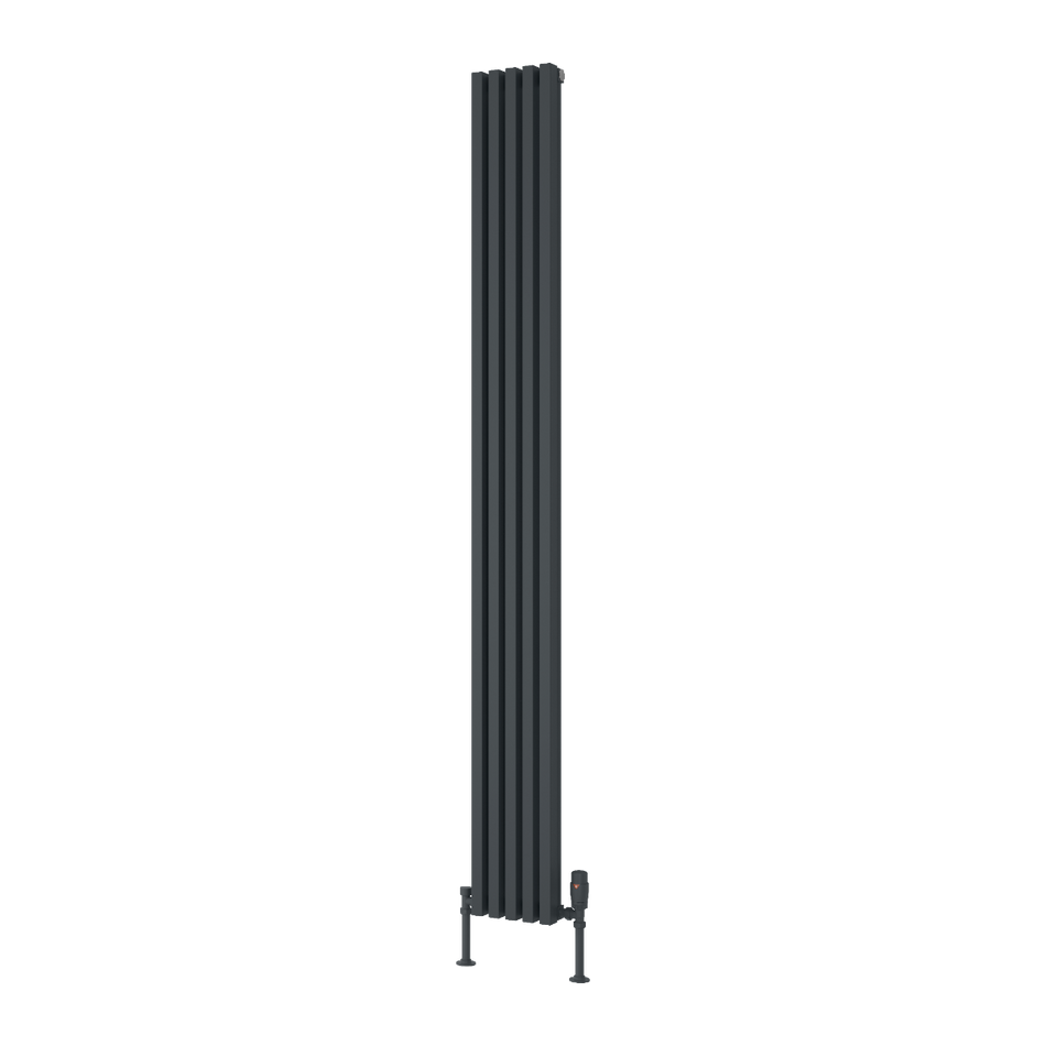 Reina Albano A-ABN18018A Anthracite Vertical Radiator 190mm x 1800mm