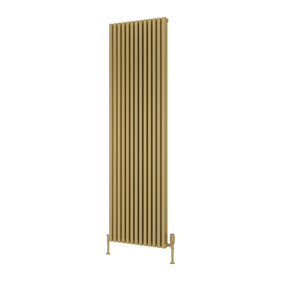 Reina Albano A-ABN18050B Brass Effect Vertical Radiator 510mm x 1800mm