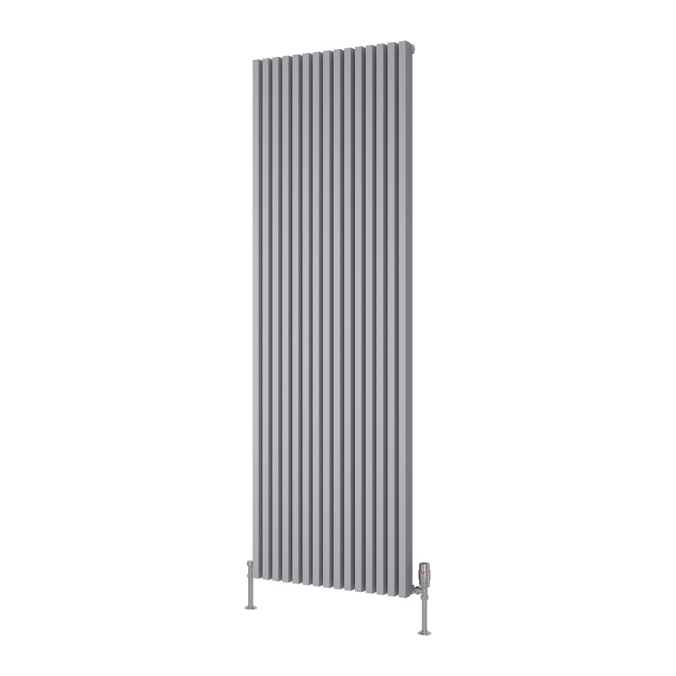 Reina Albano A-ABN18058S Silver Vertical Radiator 590mm x 1800mm
