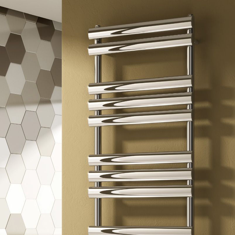 Reina Arbori RND-ARB113C Chrome Towel Rail 500mm x 1130mm