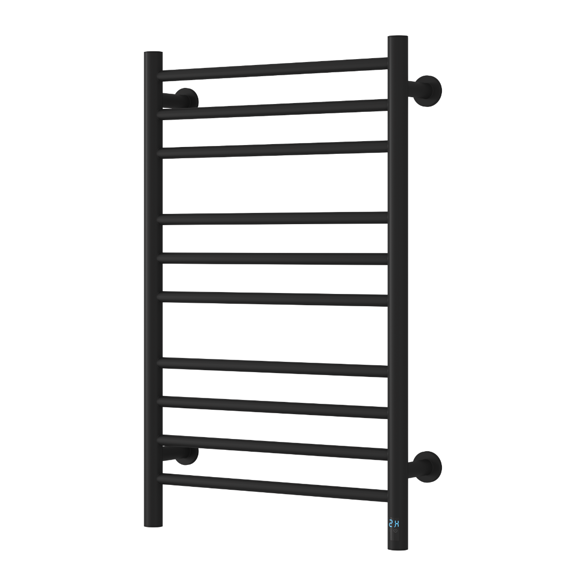 Reina Arnage DE-ARG0805K Matt Black Towel Rail - 500mm x 800mm