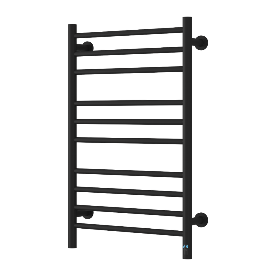 Reina Arnage DE-ARG0805K Matt Black Towel Rail - 500mm x 800mm