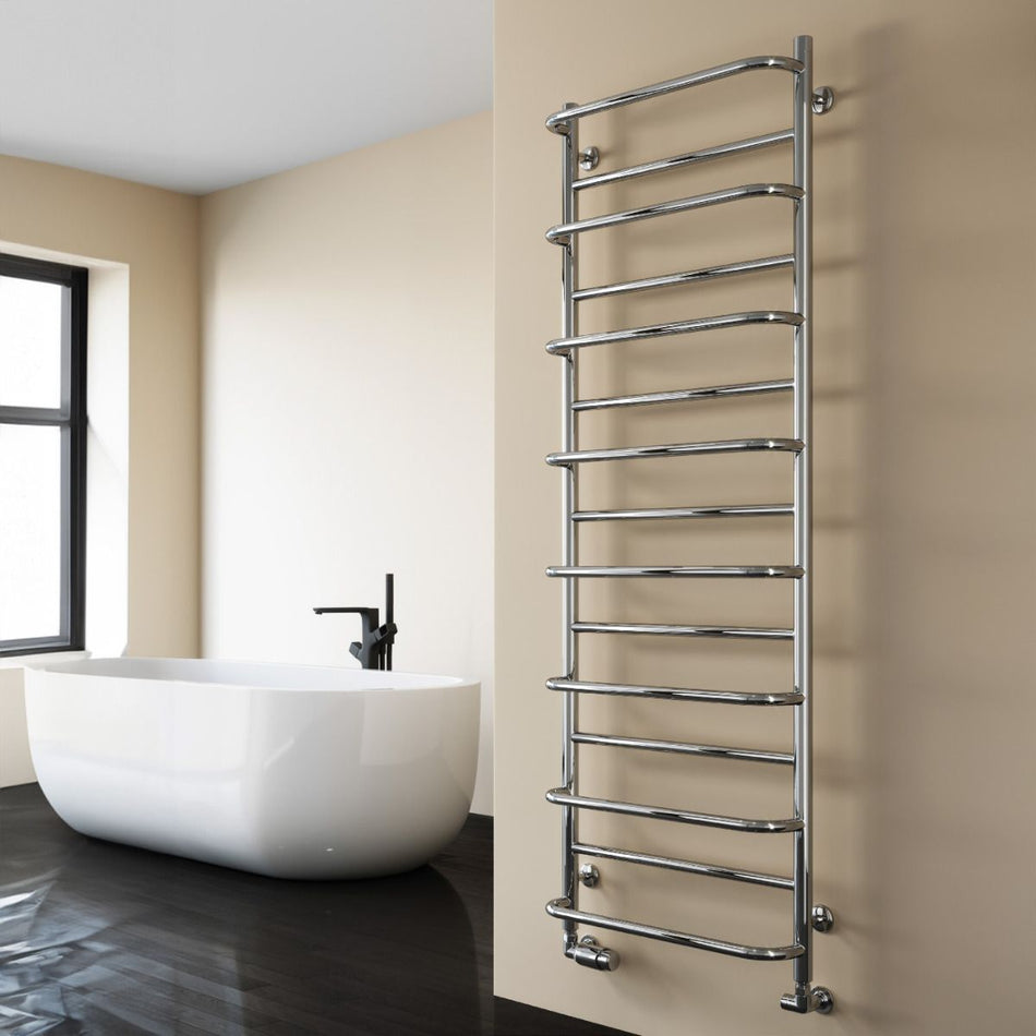 Reina Belbo RNS-BLB154 Polished Stainless Steel Towel Rail 530mm x 1540mm