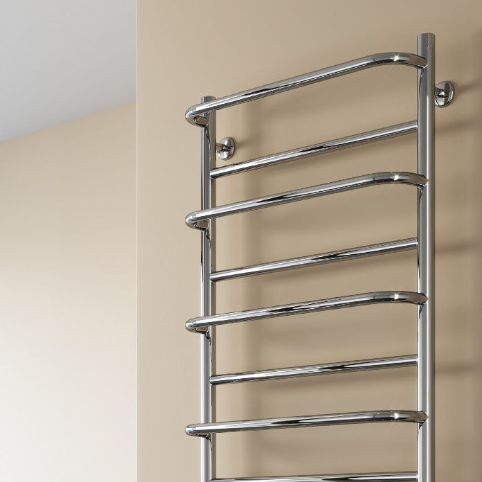Reina Belbo RNS-BLB154 Polished Stainless Steel Towel Rail 530mm x 1540mm