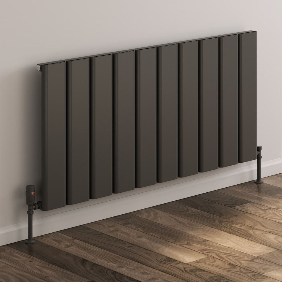 Reina Caldaro A-CDR060099A Anthracite Horizontal Radiator 995mm x 600mm