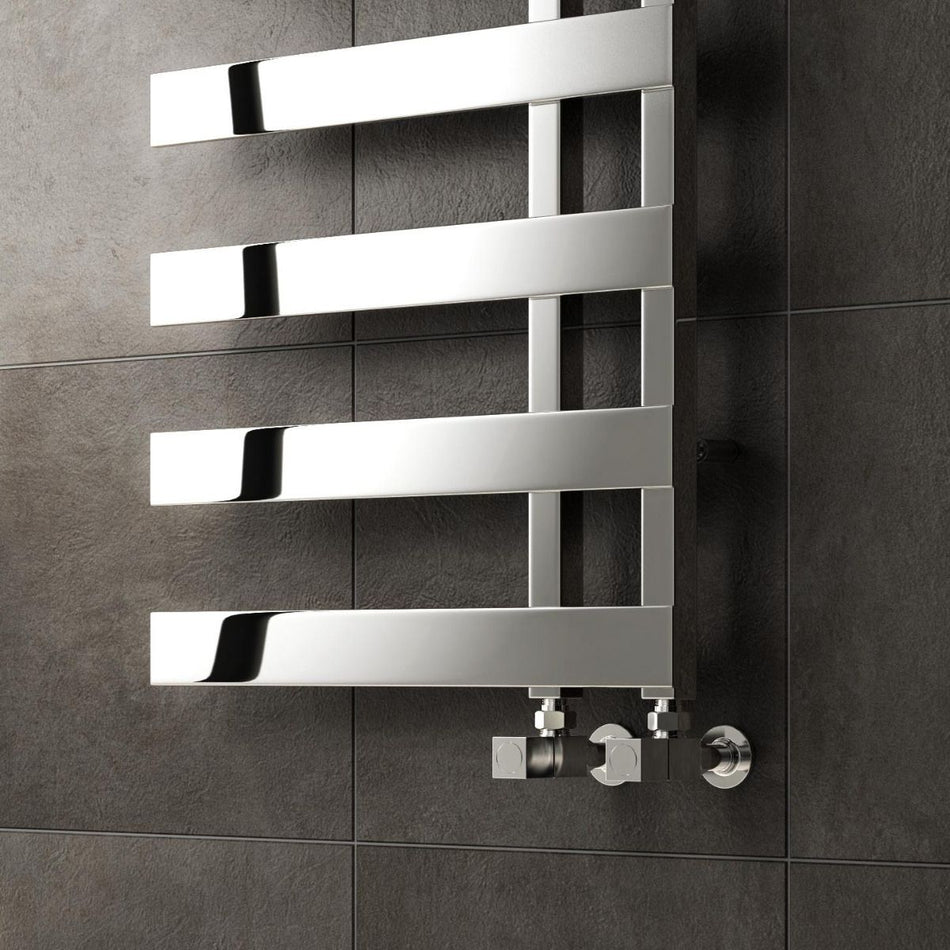 Reina Capelli RNS-CPL5080P Polished Stainless Steel Towel Radiator 500mm x 800mm