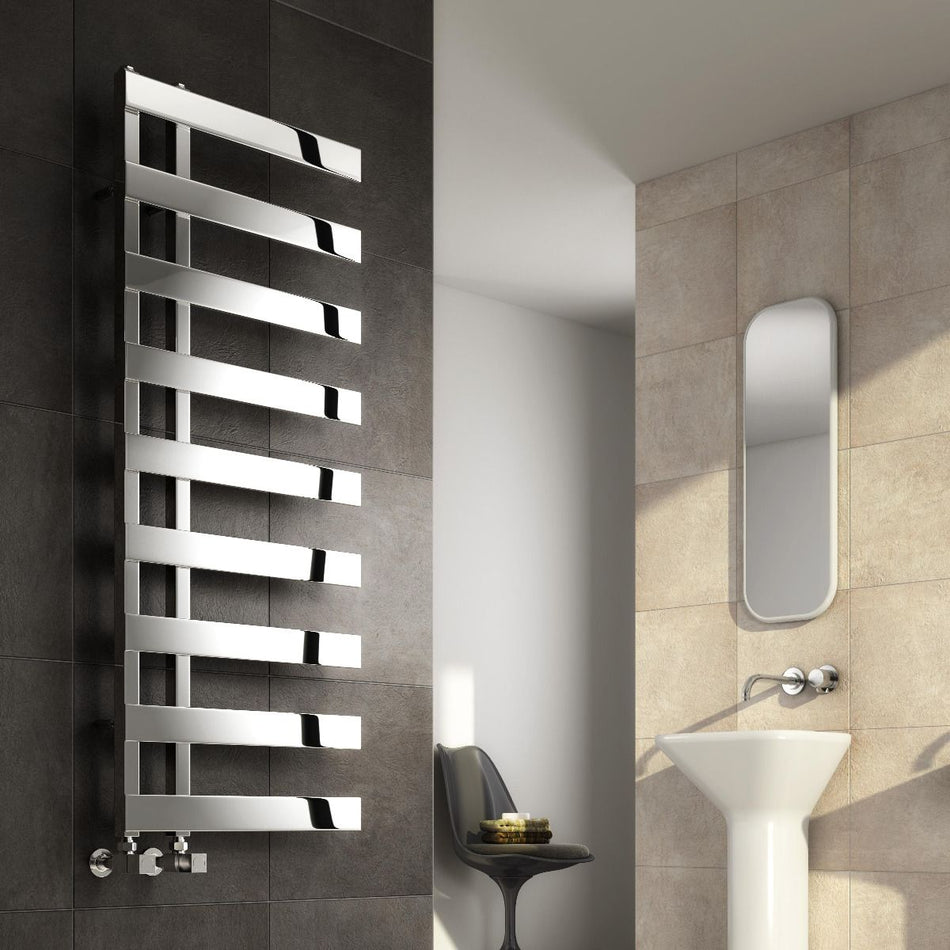 Reina Capelli RNS-CPL5080P Polished Stainless Steel Towel Radiator 500mm x 800mm