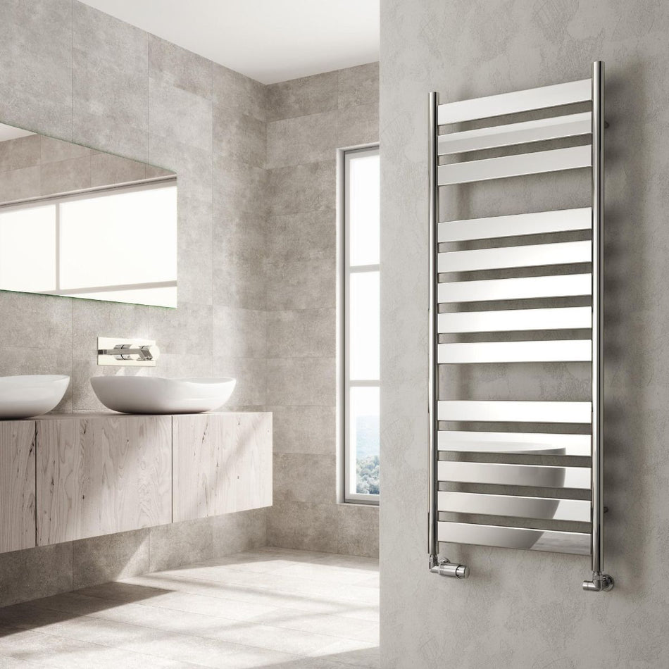 Reina Carpi RND-CRP4120 Chrome Towel Rail 400mm x 1200mm