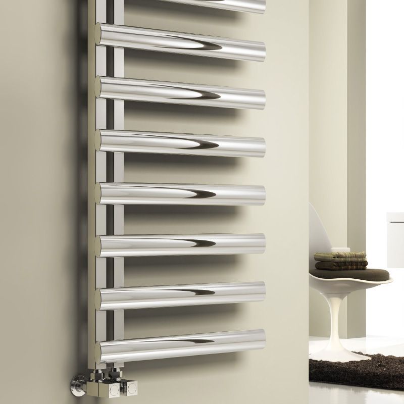 Reina Cavo RNS-CV505B Brushed Stainless Steel Towel Rail 500mm x 530mm