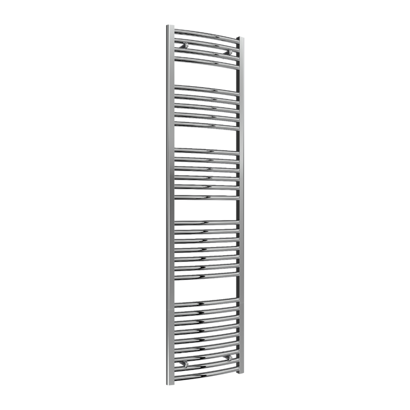 Reina Diva AG50180CC Chrome Curved Towel Rail 450mm x 1800mm