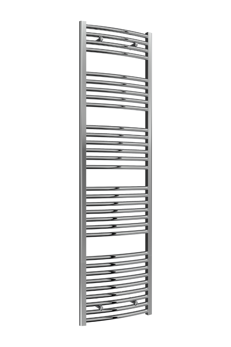 Reina Diva AG50180CC Chrome Curved Towel Rail 500mm x 1800mm