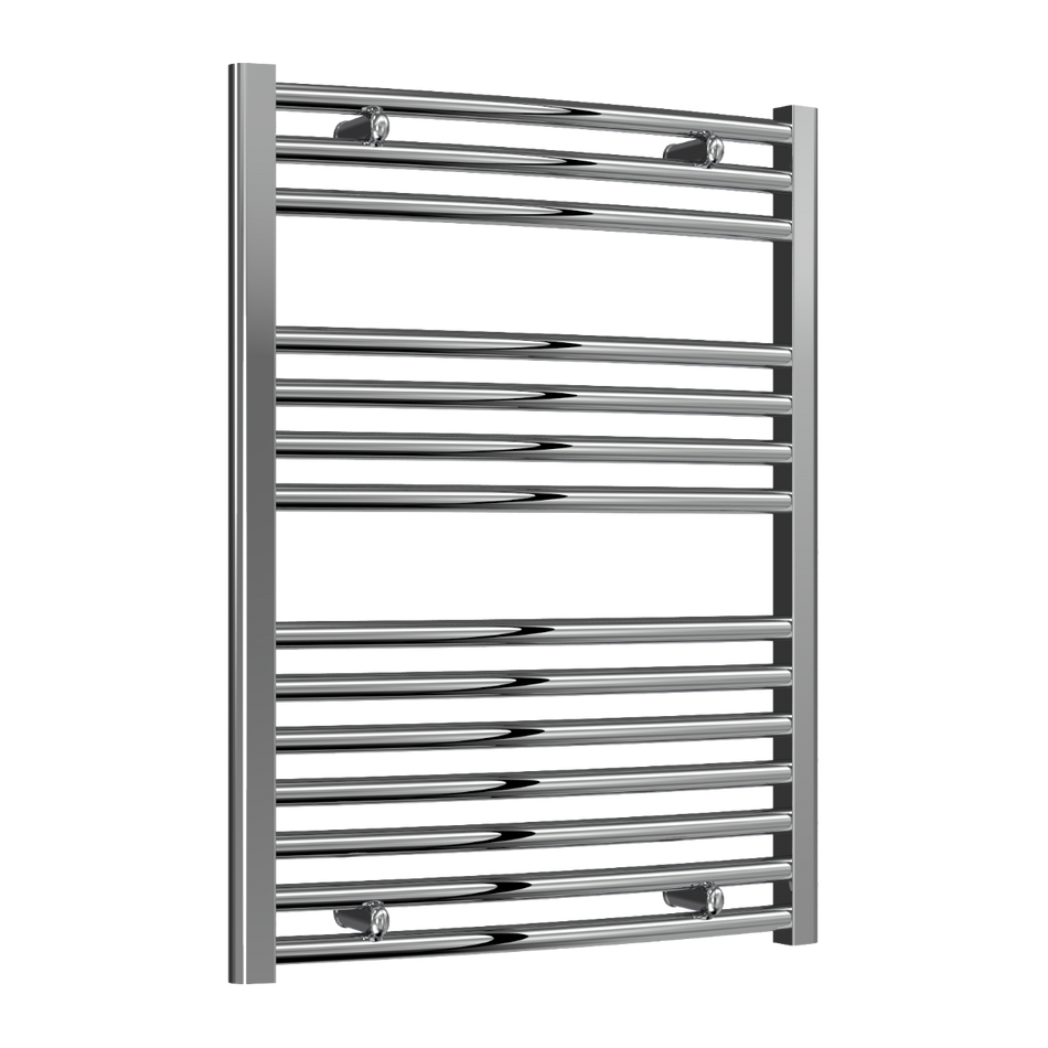 Reina Diva AG60800CC Chrome Curved Towel Rail 600mm x 800mm