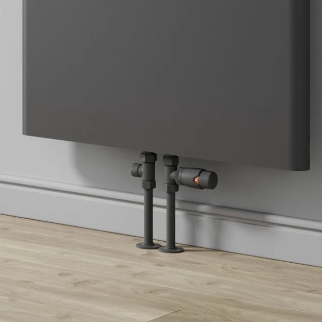 Reina Modal TRV Straight Anthracite with Lockshield