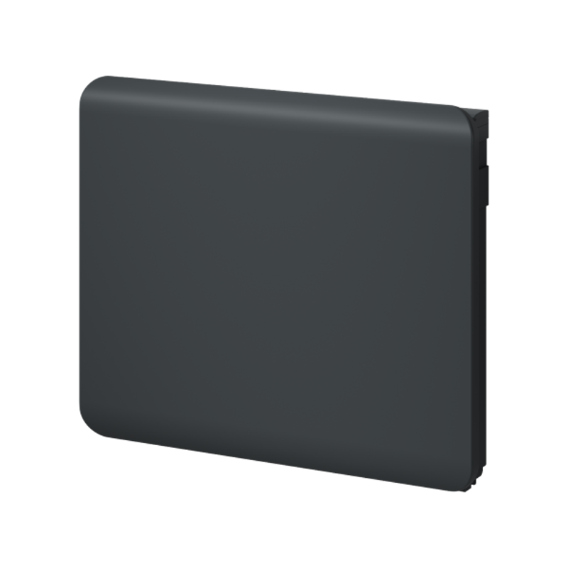 Reina Odet Horizontal Anthracite Electric Ceramic WiFi Radiator, 1000W
