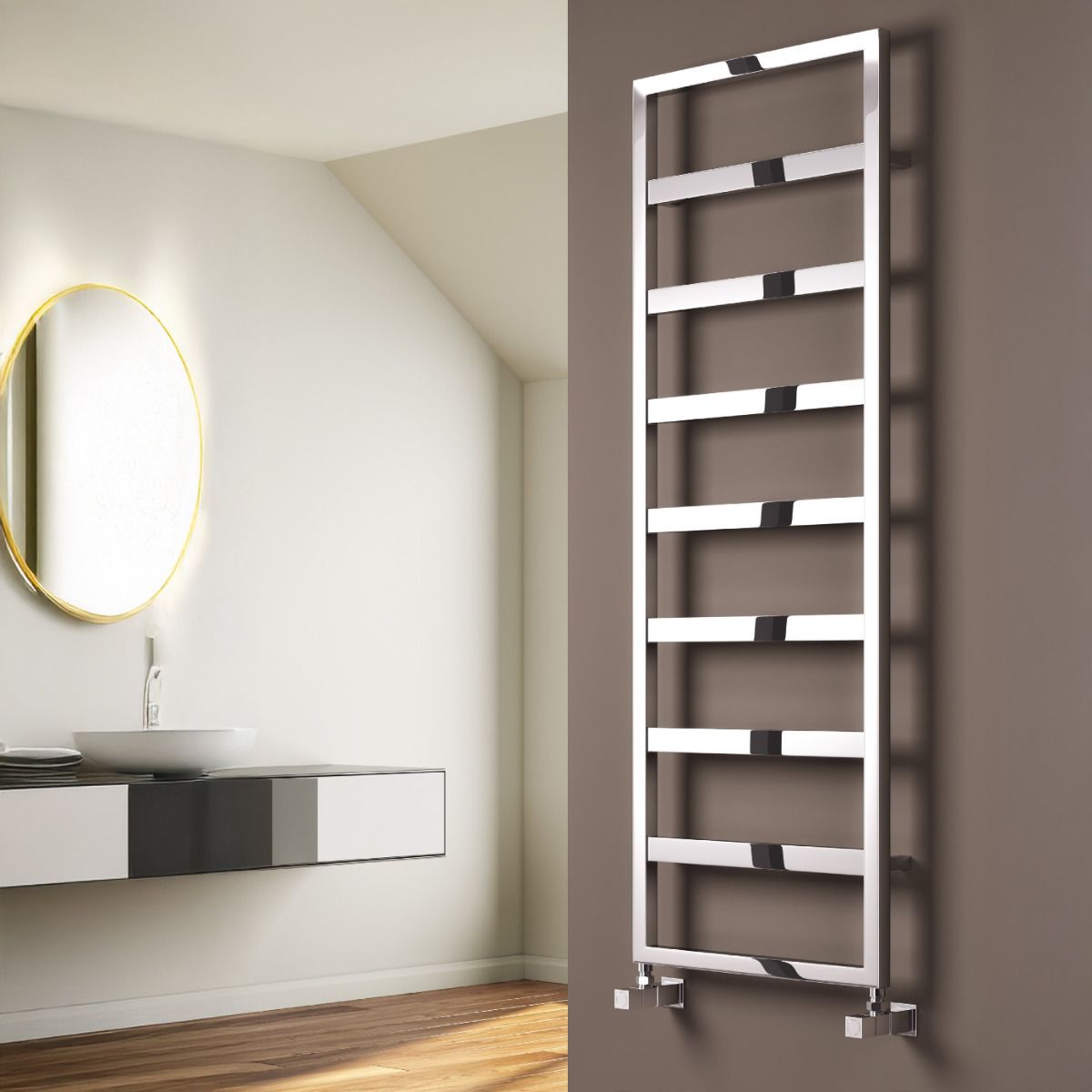 Reina Rezzo RND-REZ074045 Towel Rail 450mm x 740mm