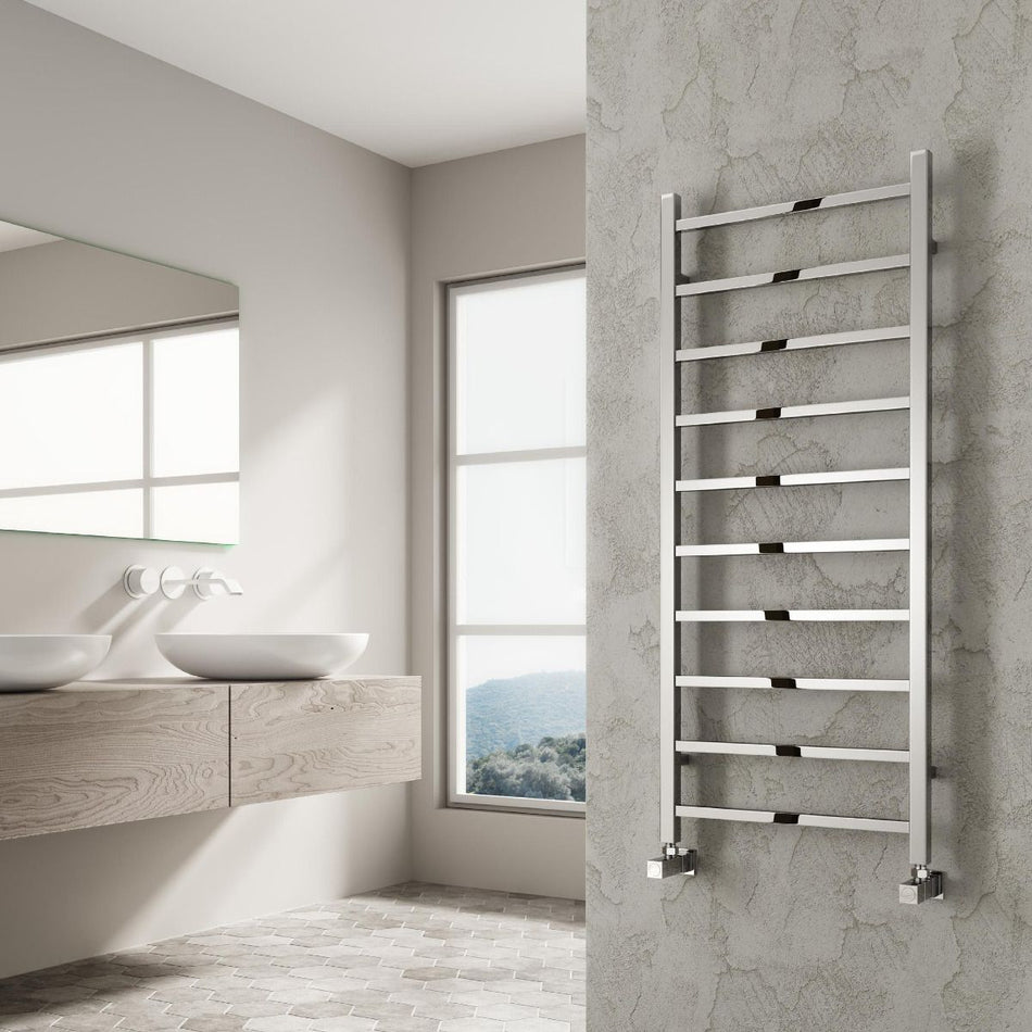 Reina Serena RND-SRN3120 Chrome Towel Rail 300mm x 1200mm