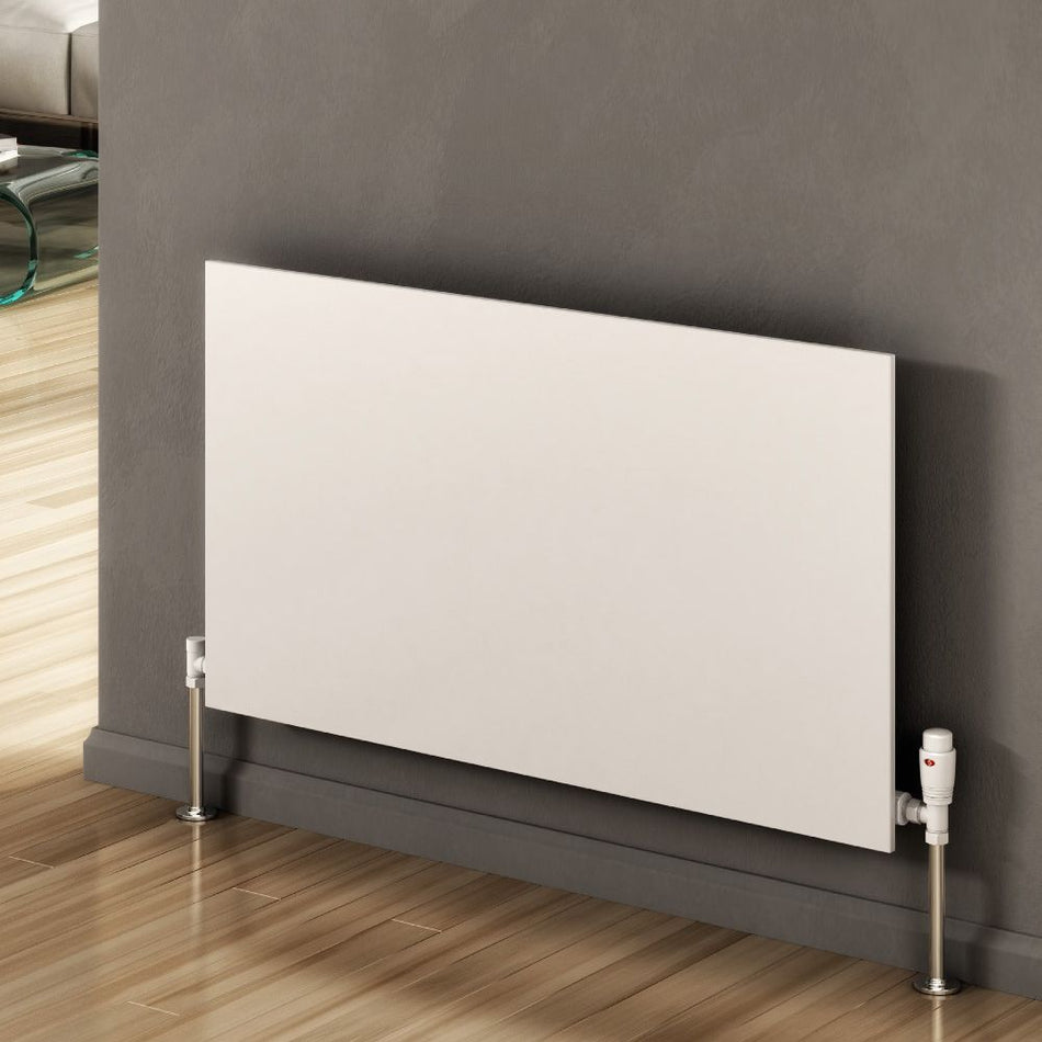 Reina Slimline RND-SLN06014W White Horizontal Radiator 1400mm x 600mm