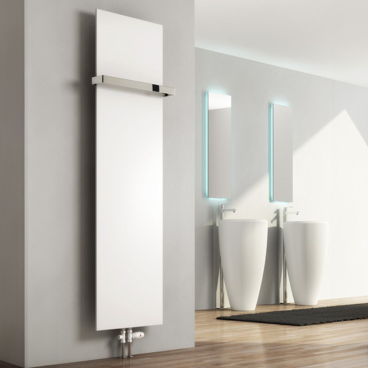 Reina Slimline RND-SLN14704A Anthracite Vertical Radiator 400mm x 1470mm