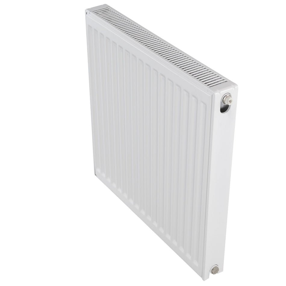 600x800mm P+ Compact Radiator | Double Panel | White