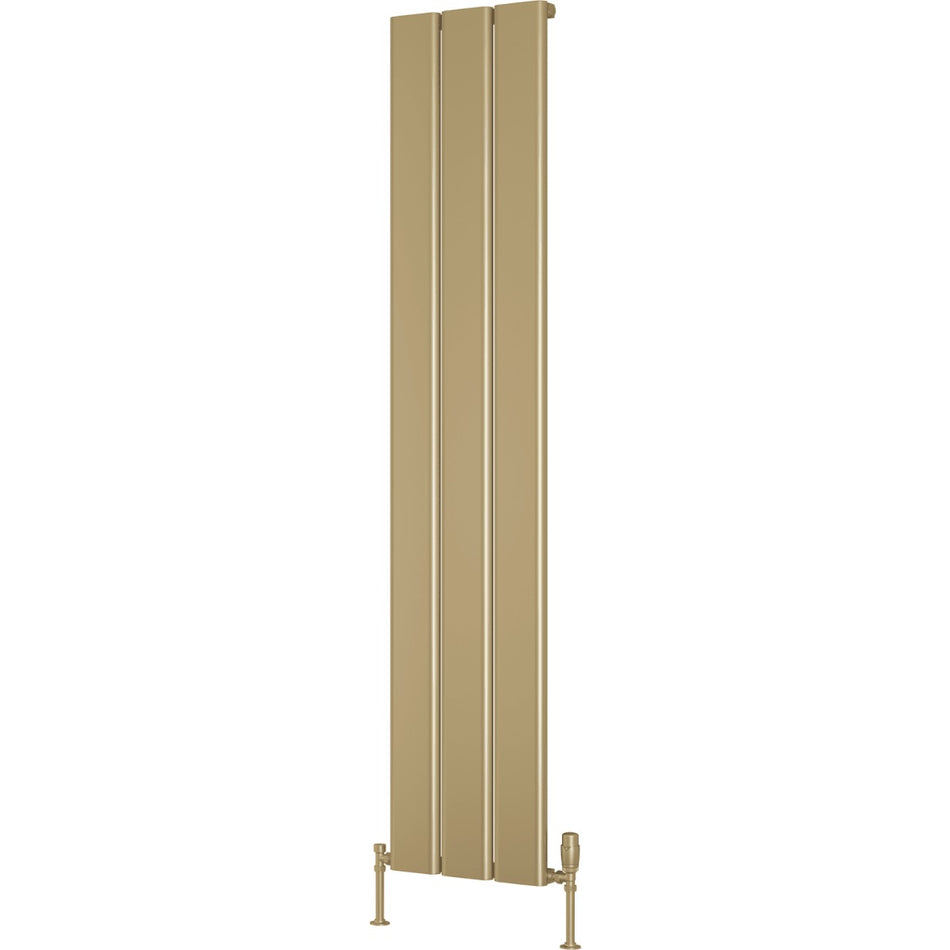 Reina Caldaro A-CDR180037B Brass Effect Vertical Radiator 370mm x 1800mm