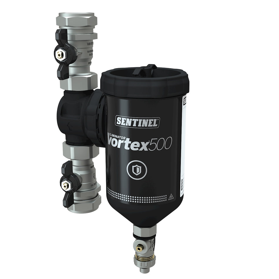 Sentinel Eliminator Vortex 500 Magnetic Filter with 28mm Valves