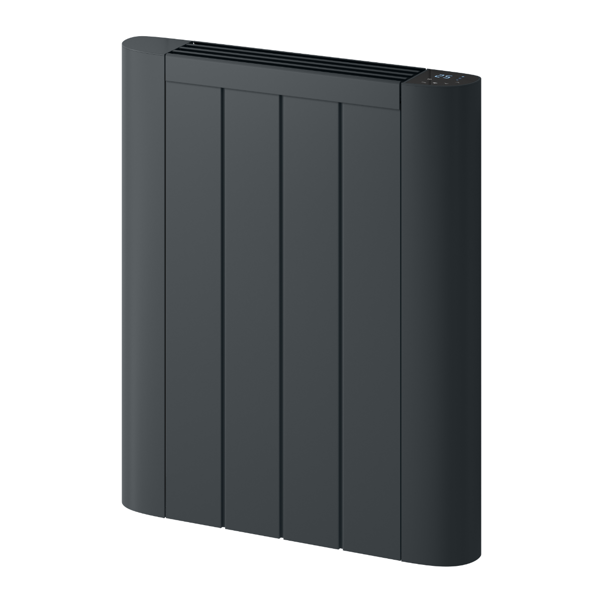 Reina Serre Anthracite Electric Horizontal 480 x 580 mm Wi-Fi Electric Radiator - 1000W | ESRR048A