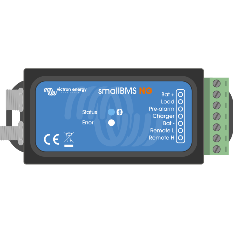 Victron Energy smallIBMS NG battery management system on a white background