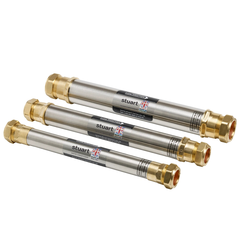 Stuart Turner C23-45 Catalytic Water Conditioner – 22mm, 23–45 L/min, WRAS Approved, Maintenance-Free