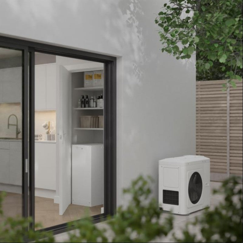 Sunamp Thermino xPlus with an outdoor air source heat pump