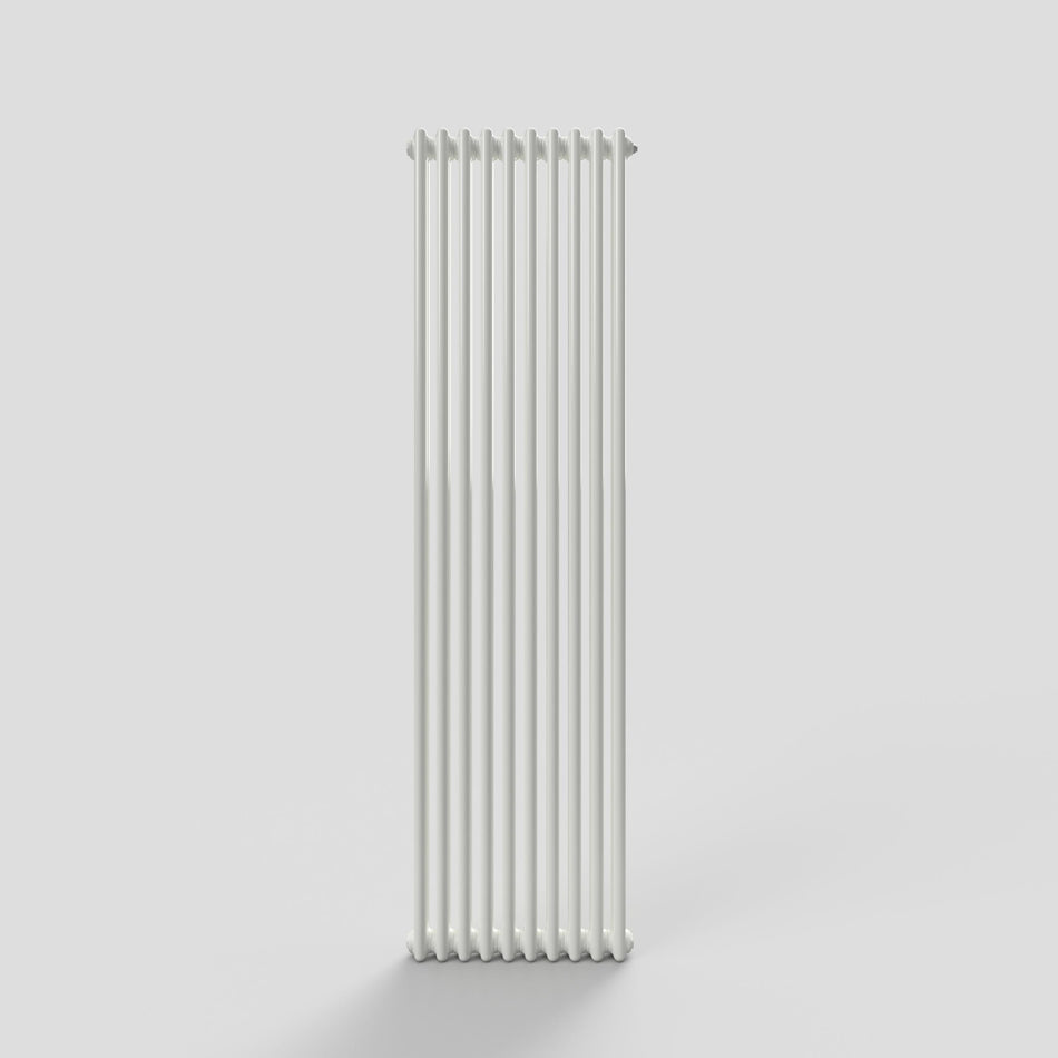 1800x490mm 2 Column Vertical Radiator | White
