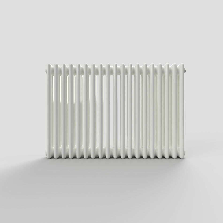 600 H X 904 W 3 Column Horizontal White Radiator