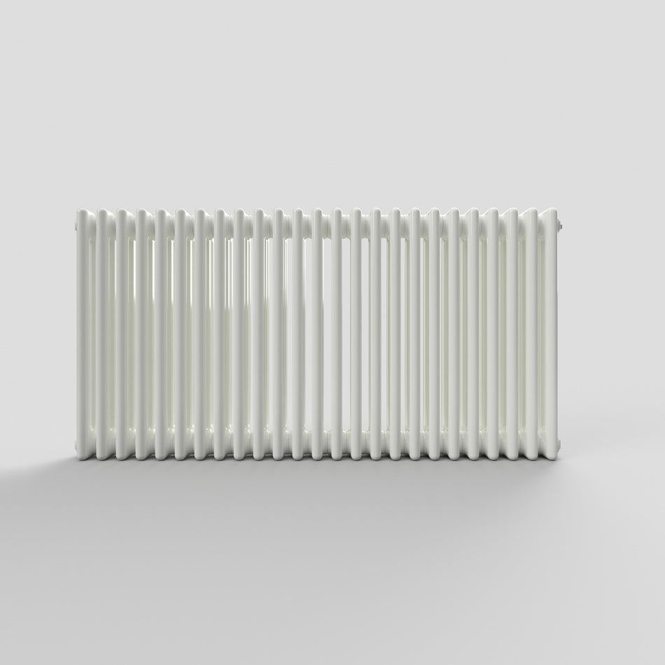600x1180mm 3 Column Radiator | White | Horizontal