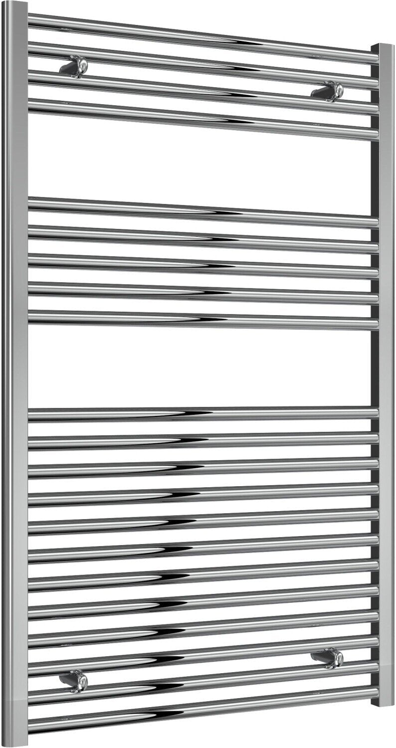 Reina Diva AG75120CF Chrome Flat Towel Rail 750mm x 1200mm