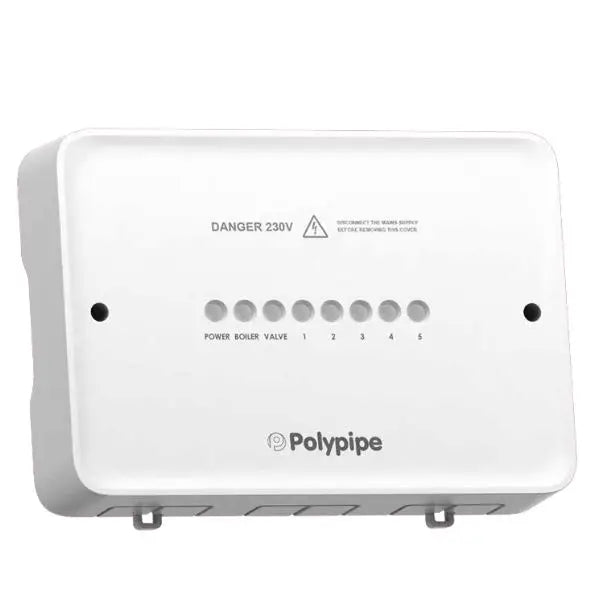 Polypipe UFH5ZW 5 Zone Wiring Centre for Underfloor Heating Systems