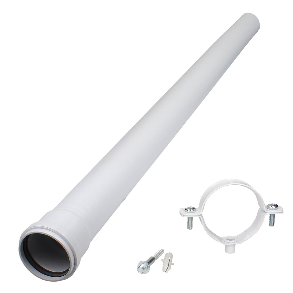 Baxi Multifit 1 Metre White 60mm Plume Extension