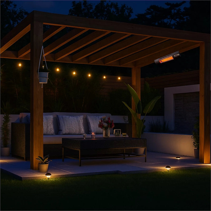 Veito Space S 2500 Black - Patio Carbon Infrared Heater