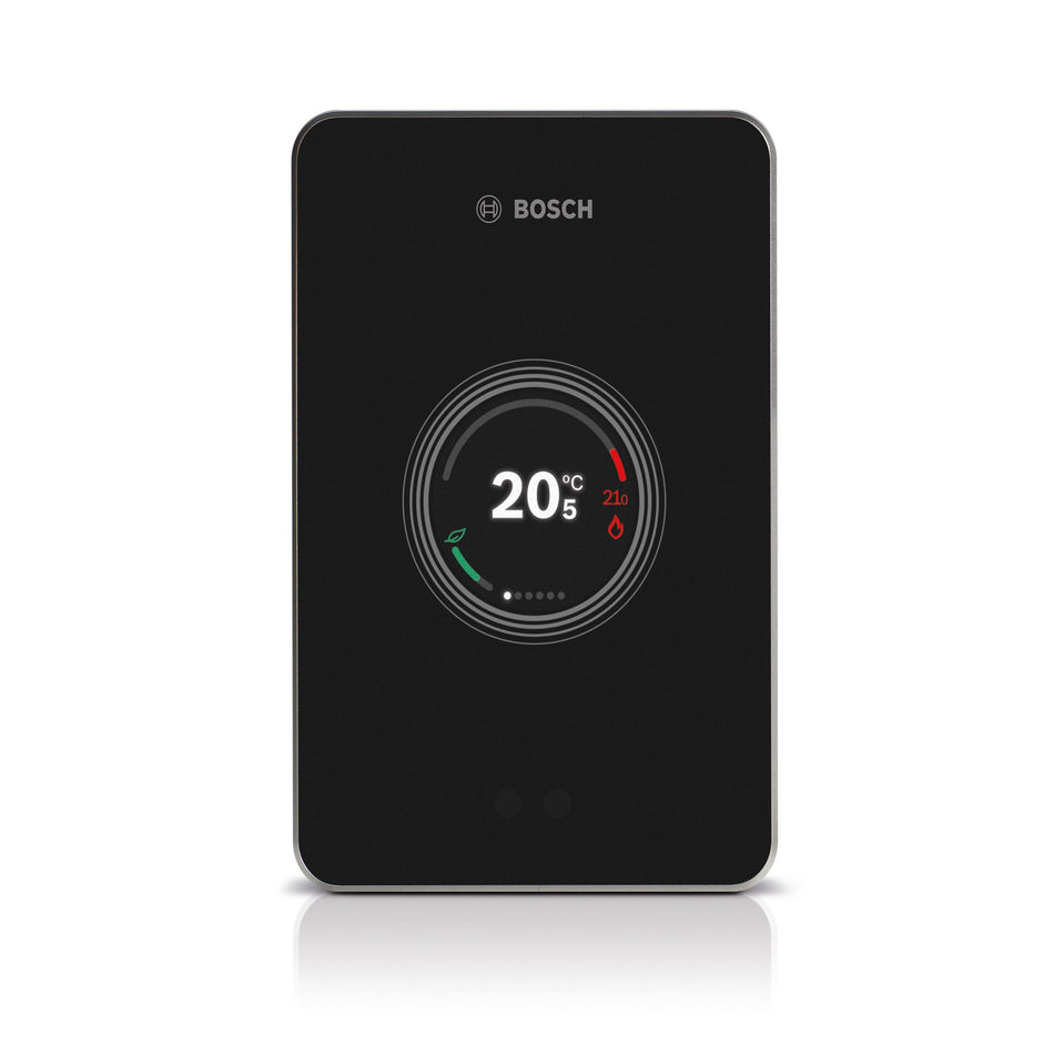 Worcester Bosch EasyControl Smart Thermostat & Smart TRV Set Black