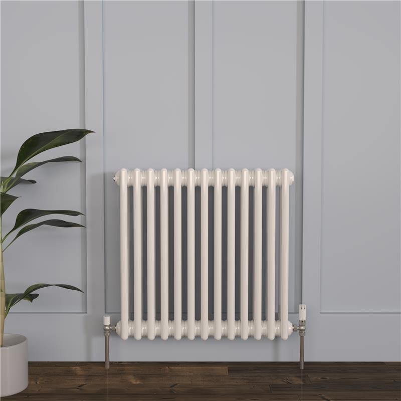 600x1180mm 3 Column Radiator | White | Horizontal