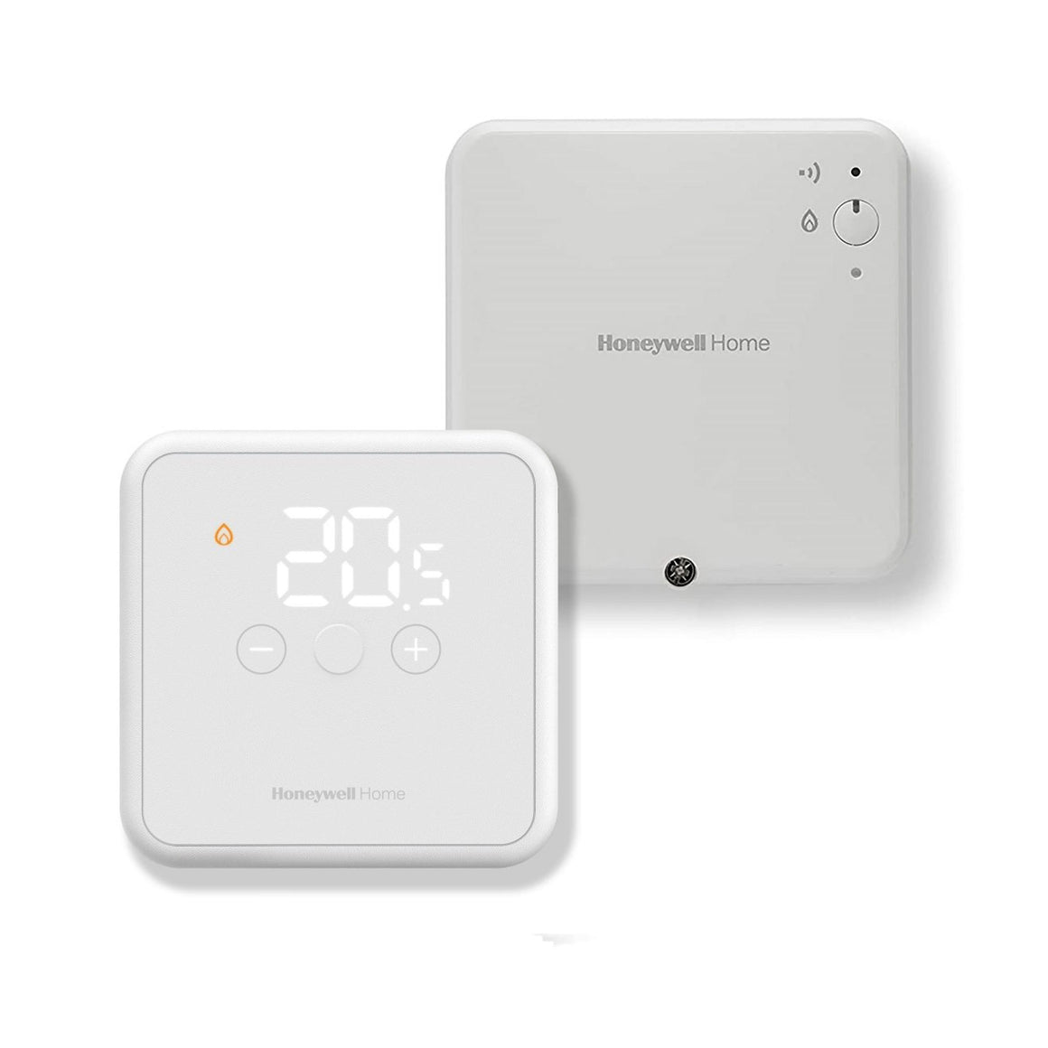 Honeywell Home DT4R White Wireless Room Thermostat & Receiver | YT42WRFT20 RF Digital Heating Control